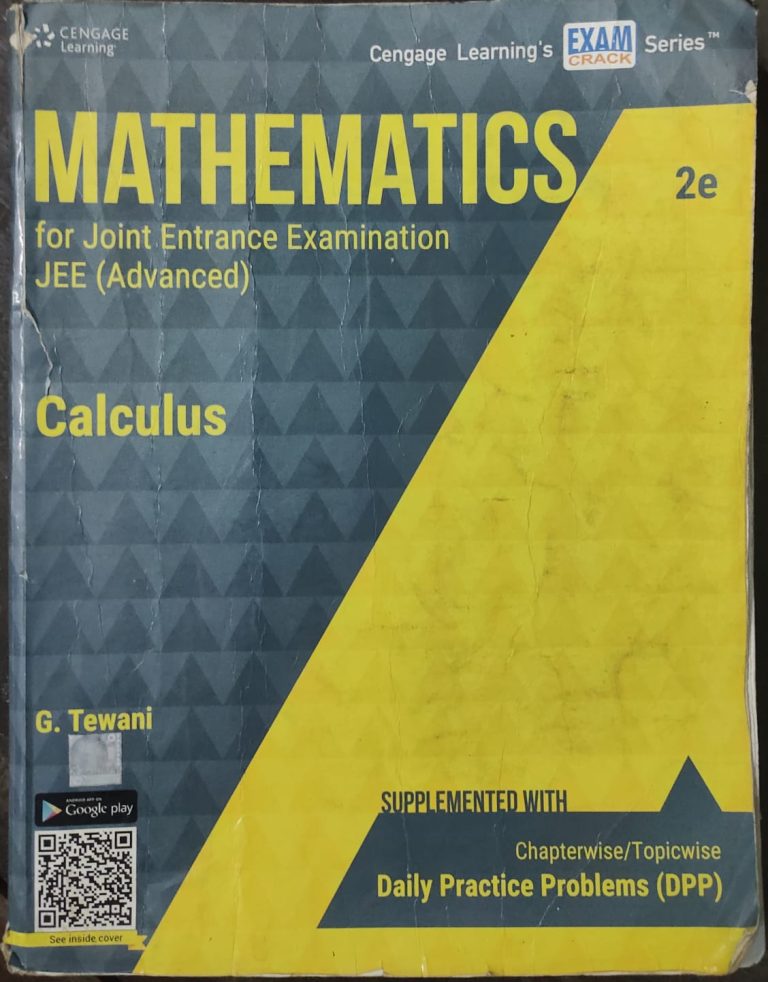 Mathematics for JEE (Adv+Main) Cengage Calculas 2E