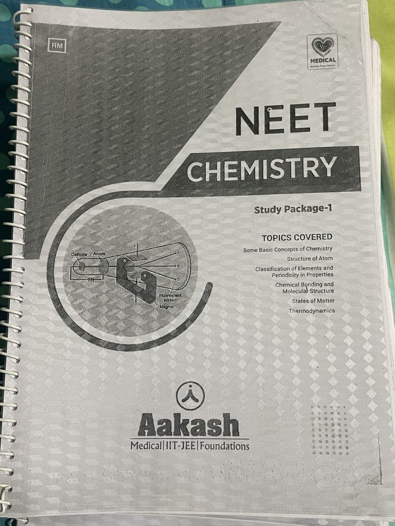 complete chemistry package by akash for neet