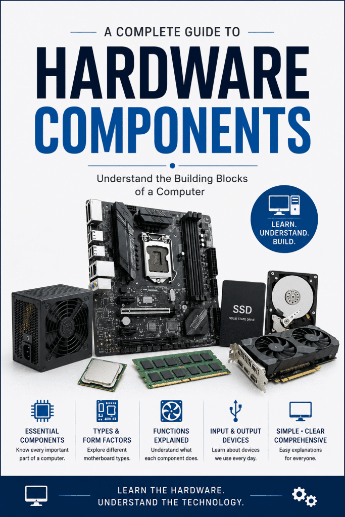 HARDWARE COMPONENTS : Internal and external