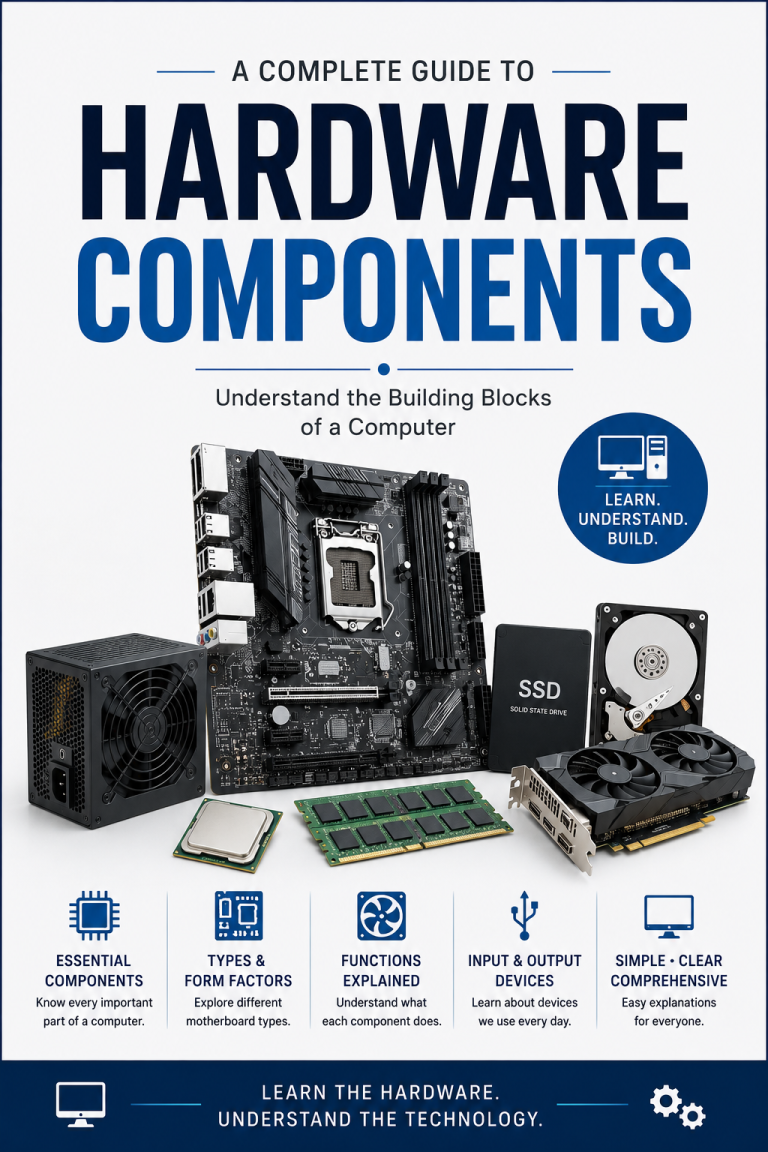 HARDWARE COMPONENTS : Internal and external