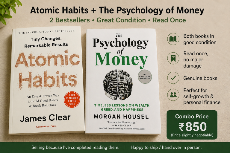 The Psychology of Money + Atomic Habits