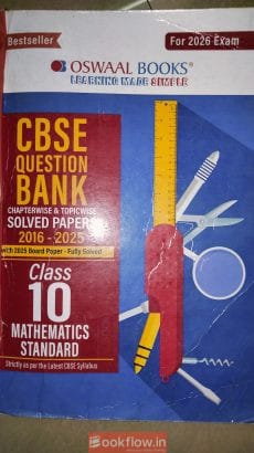 Oswaal Question bank Maths standard Class 10th