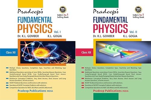 Pradeep’s Fundamental Physics Class 12 vol 1 and 2