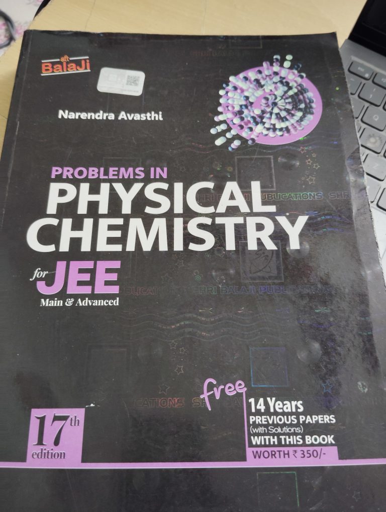 Narendra avasthi|problems in physical chemistry