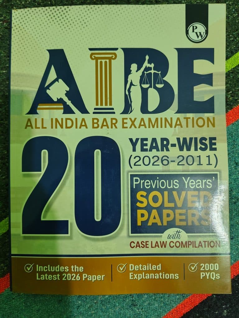 PW AIBE (All India Bar Examination)Solved PYQs