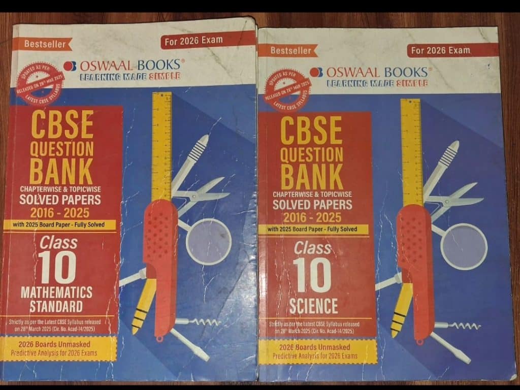 Oswal Class 10 Science & Maths Question Bank Set photo 2