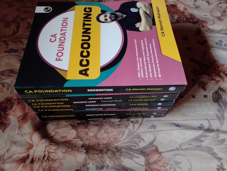CA Foundation book set PW