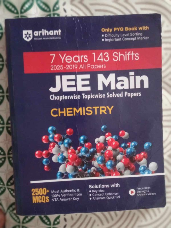 arihant 7 years (2025-2019 all papers) jee mains