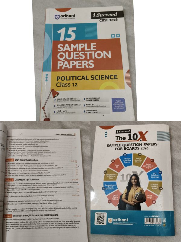 Arihant i-Succeed political science 12 CBSE 2026