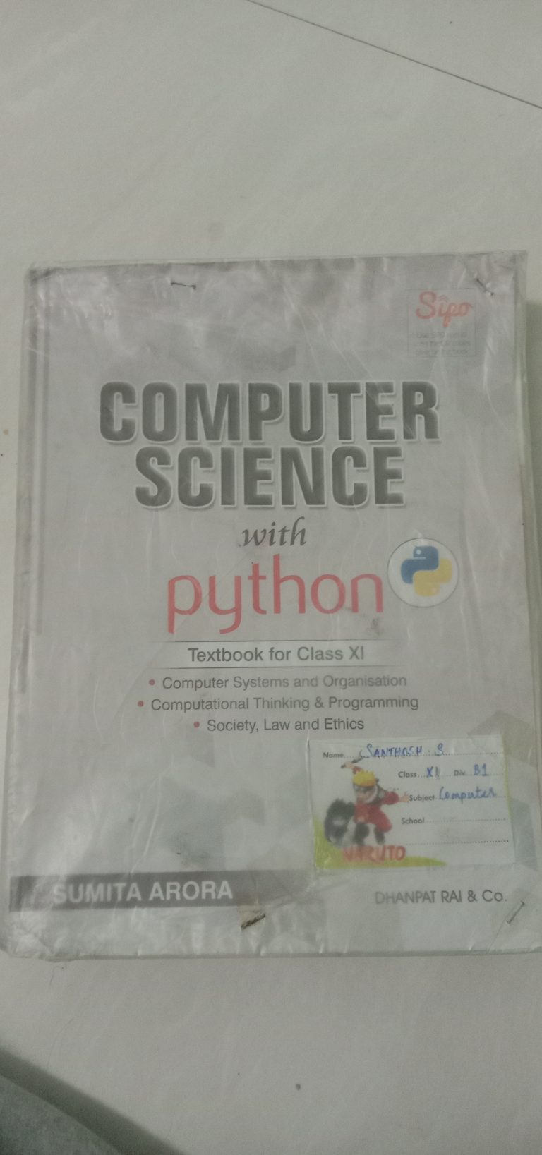 11th computer science book,sumita arora