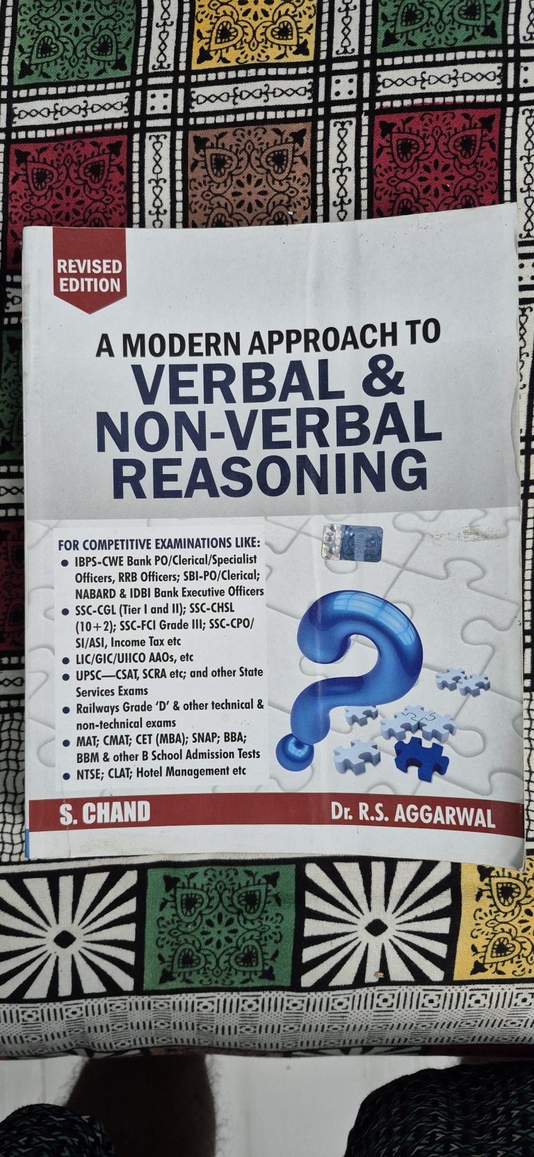 A Modern Apprach To Verbal & Non-Verbal Reasoning
