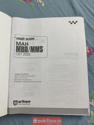 Arihant MAH MBA/MMS CET 2025