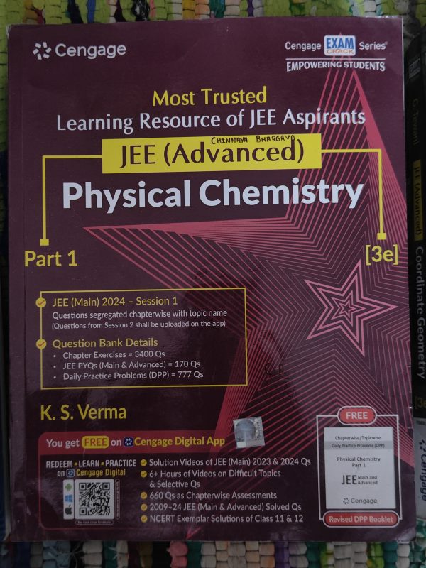 JEE Advanced Physical Chemistry Cengage Ks Verma