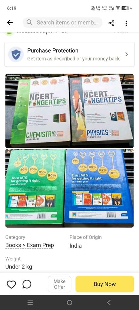 MTG NCERT fingertips Chemistry & physics