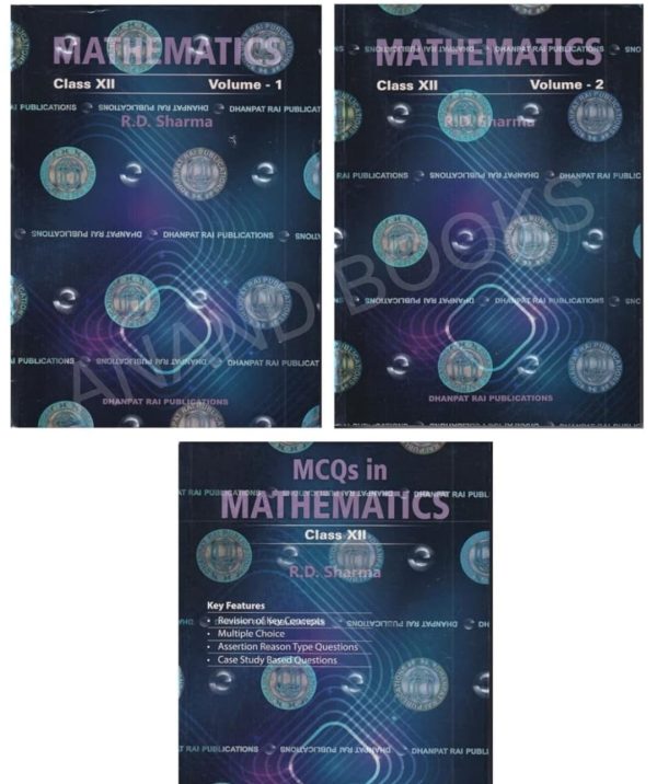 Rd Sharma class 12th math vol 1&2 with mcq