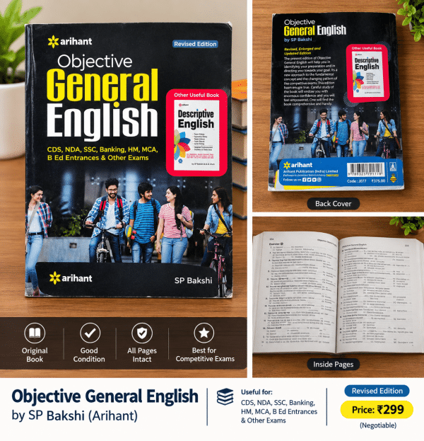 Objective General English by SP Bakshi (Arihant)