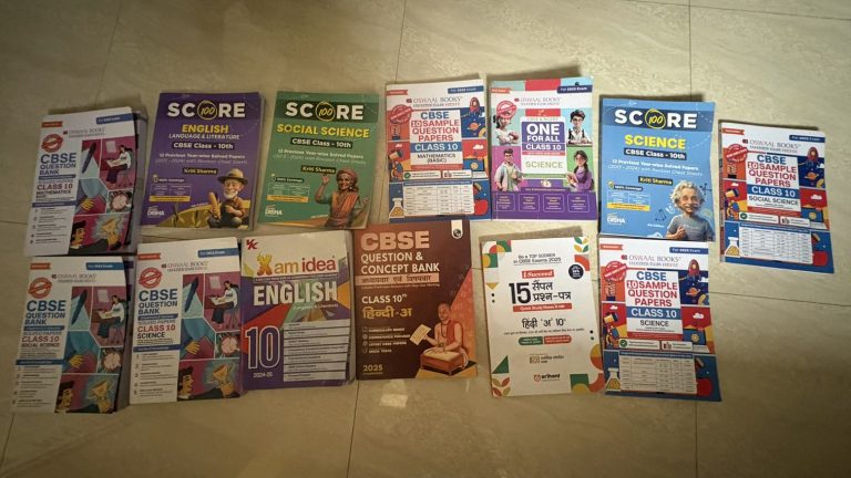 All essential books for 10th board prepration