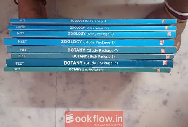 Complete Unmarked Aakash NEET Biology Modules Set