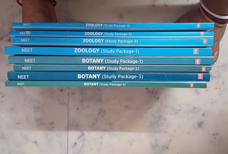 Complete Unmarked Aakash NEET Biology Modules Set