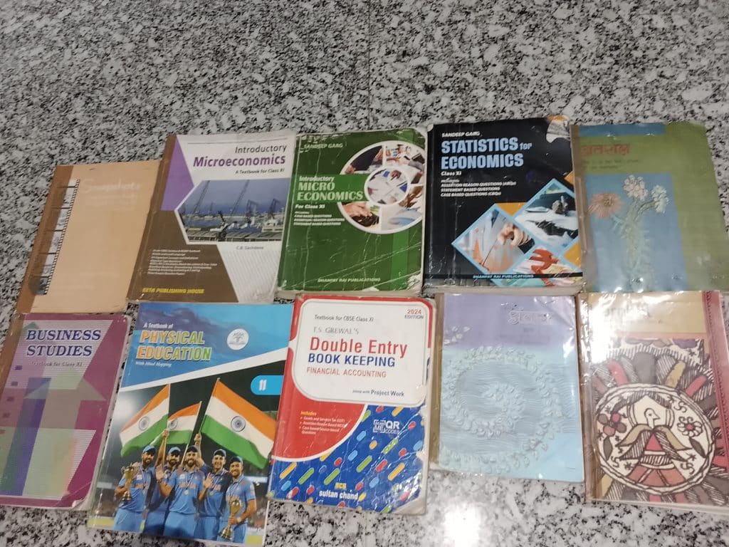 11th Commerce without maths books 2024-2025