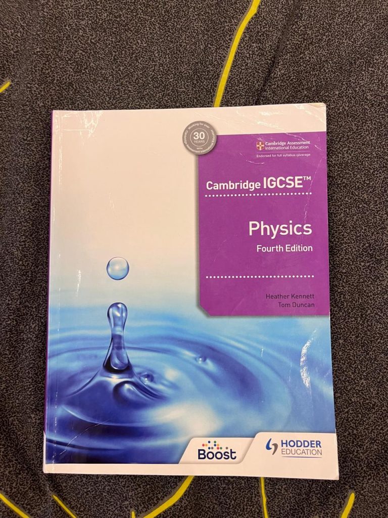 Cambridge IGCSE Physics Hodder 4th edition