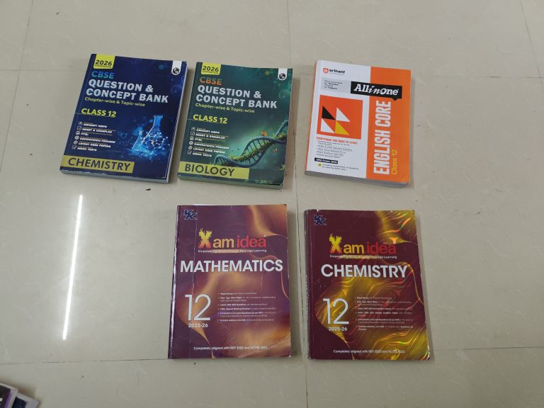 Reference books (pw),xam idea ,all in one
