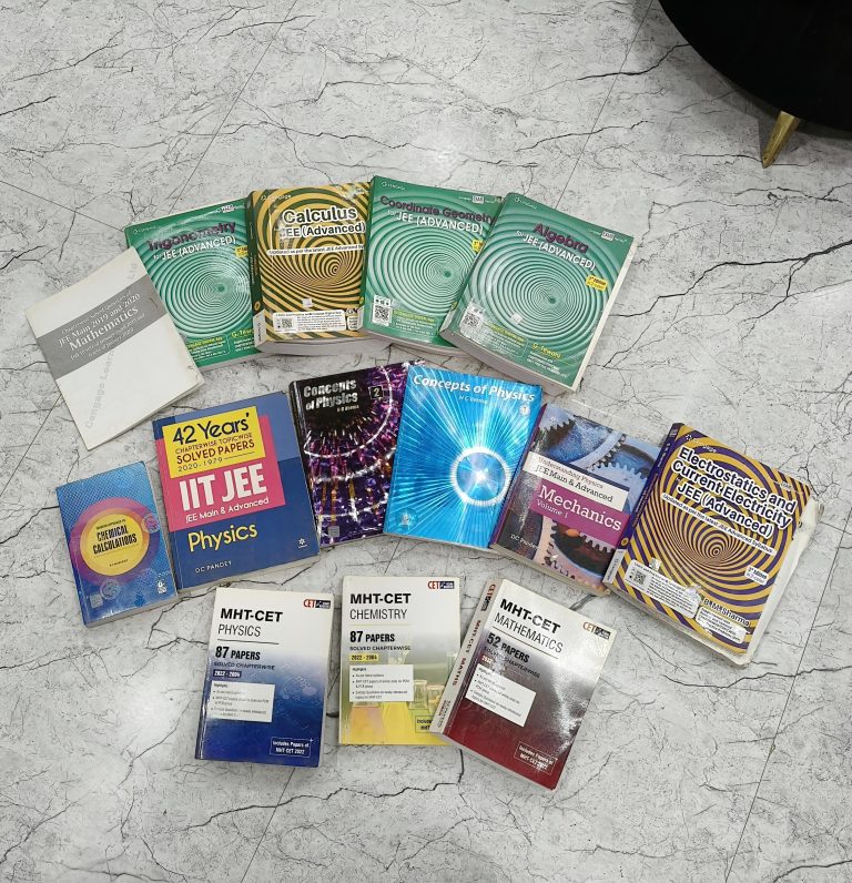 IIT Jee and MHTCET books
