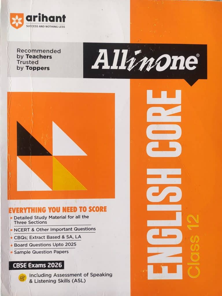 Arihant All in One English Core Class 12