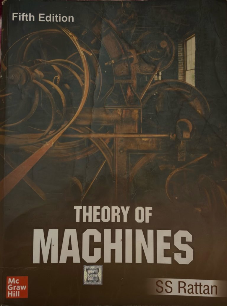 Theory of Machines by SS Rattan