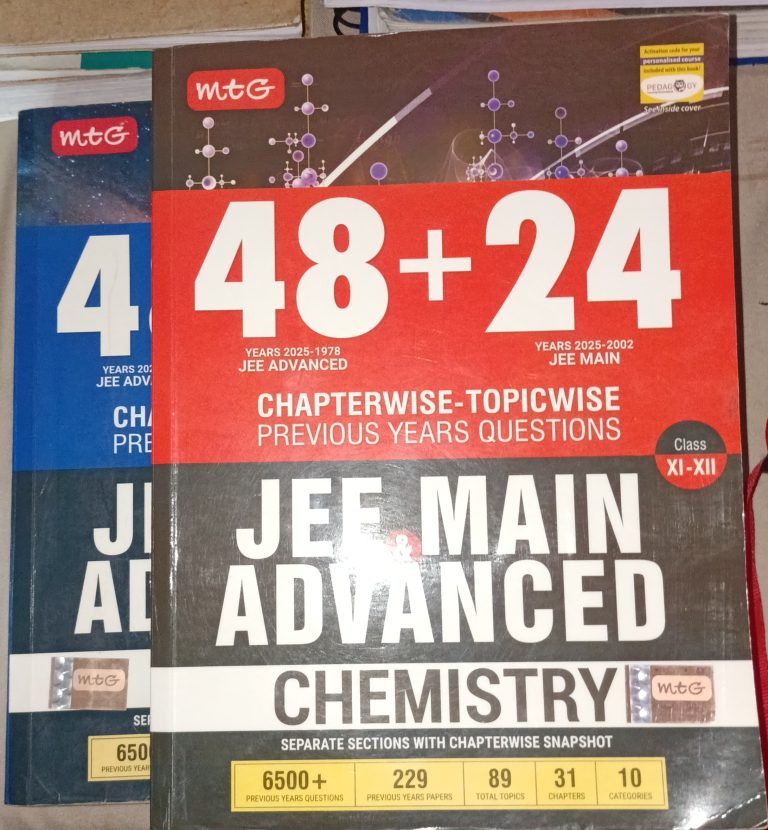 MTG, JEE MAINS & ADVANCED PYQ 2026 edition