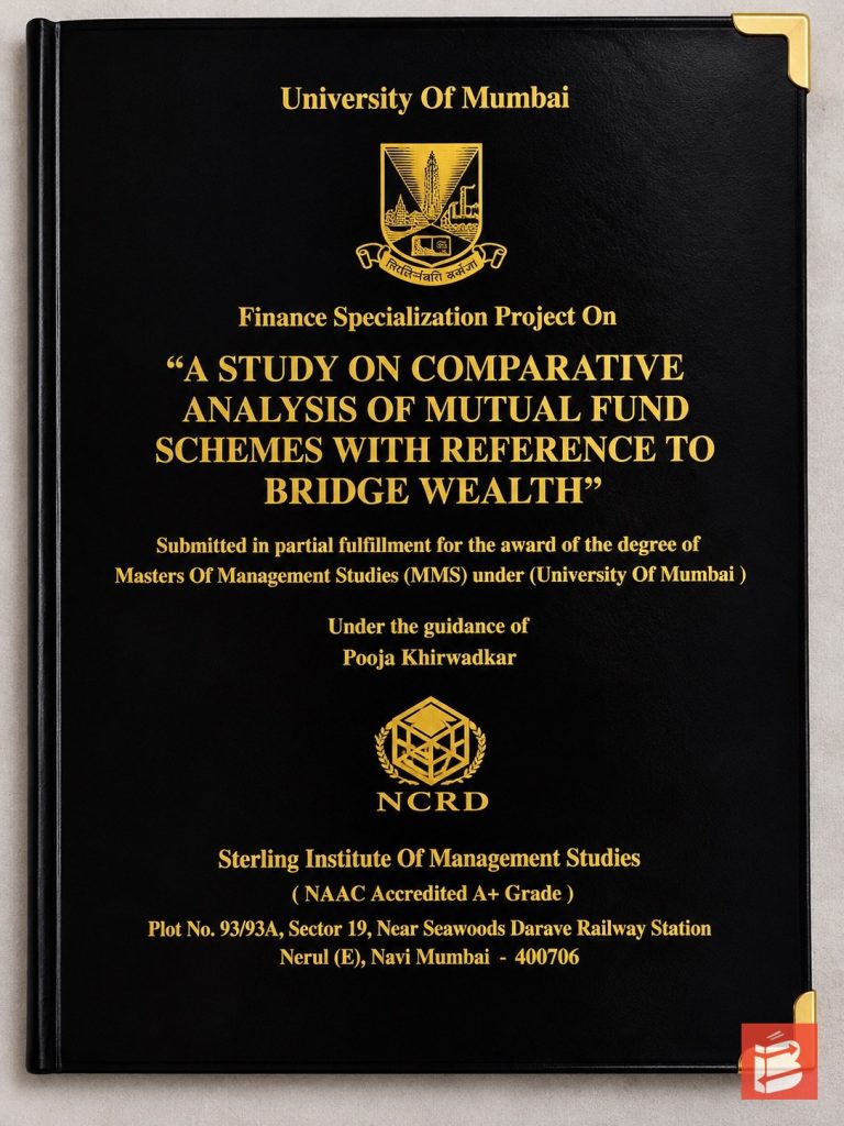 A Study on Comparative Analysis of Mutual Fund Schemes with