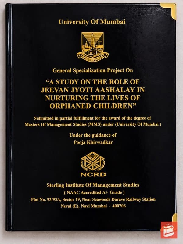 A Study on the Role of Jeevan Jyoti Aashalay in Nurturing th