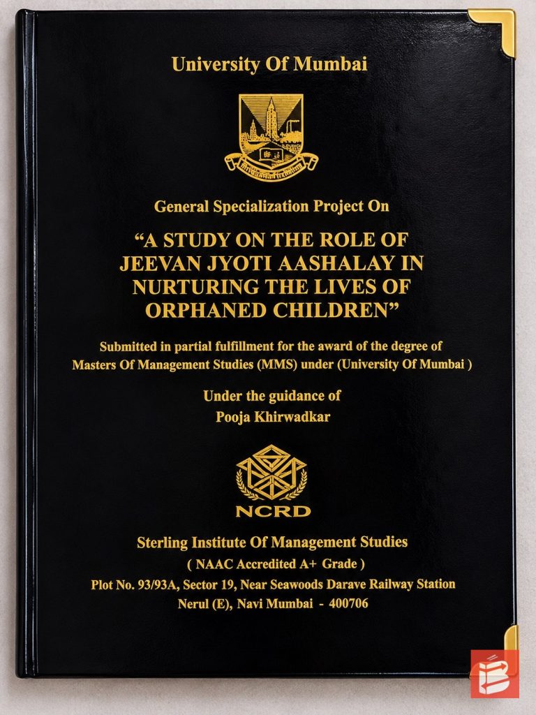 A Study on the Role of Jeevan Jyoti Aashalay in Nurturing th