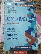 books of class 12th Accountancy Part -A Volume II