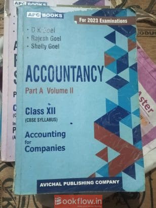 books of class 12th Accountancy Part -A Volume II