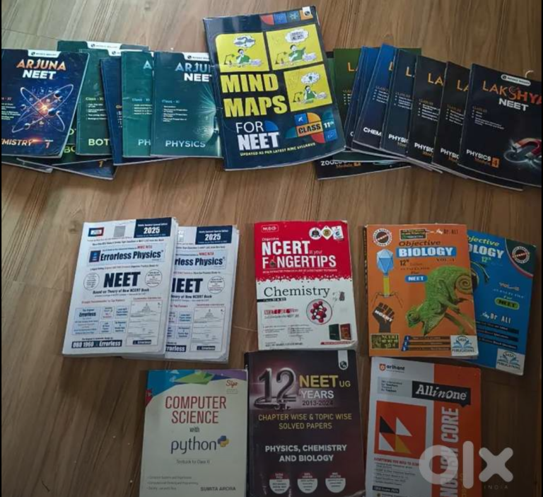 Neet prep books with 12th reference book
