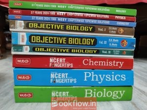 NEET Fingertips + MTG 37years PYQ + Objective Bio