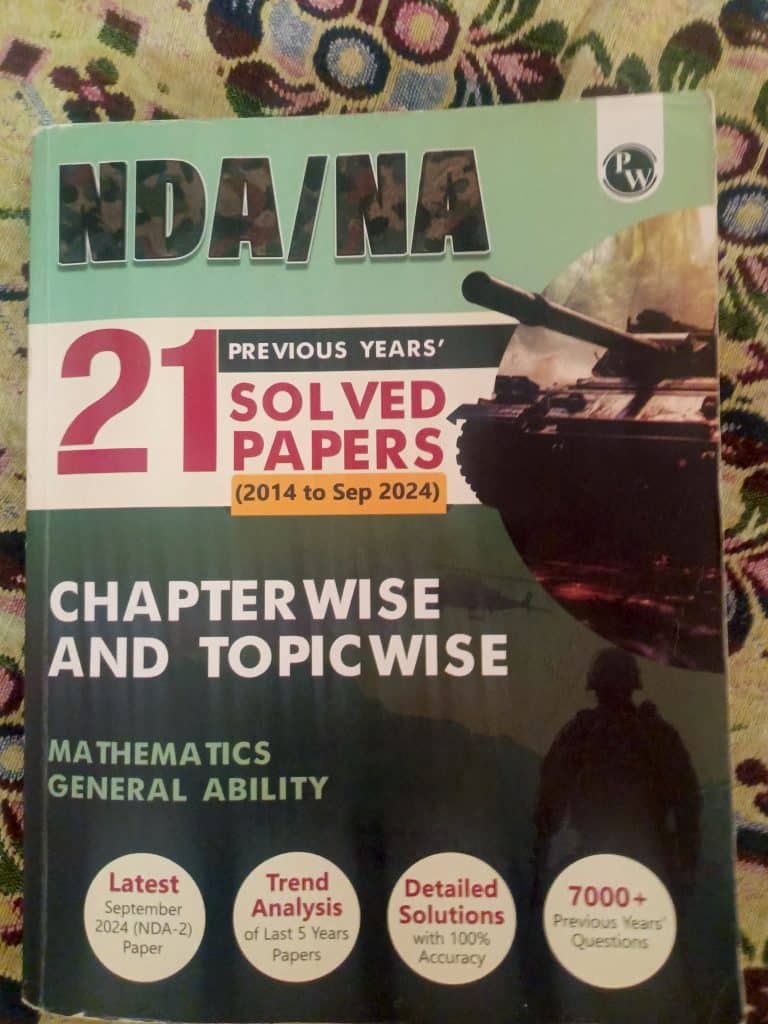 Nda/Na 21 pyqs book