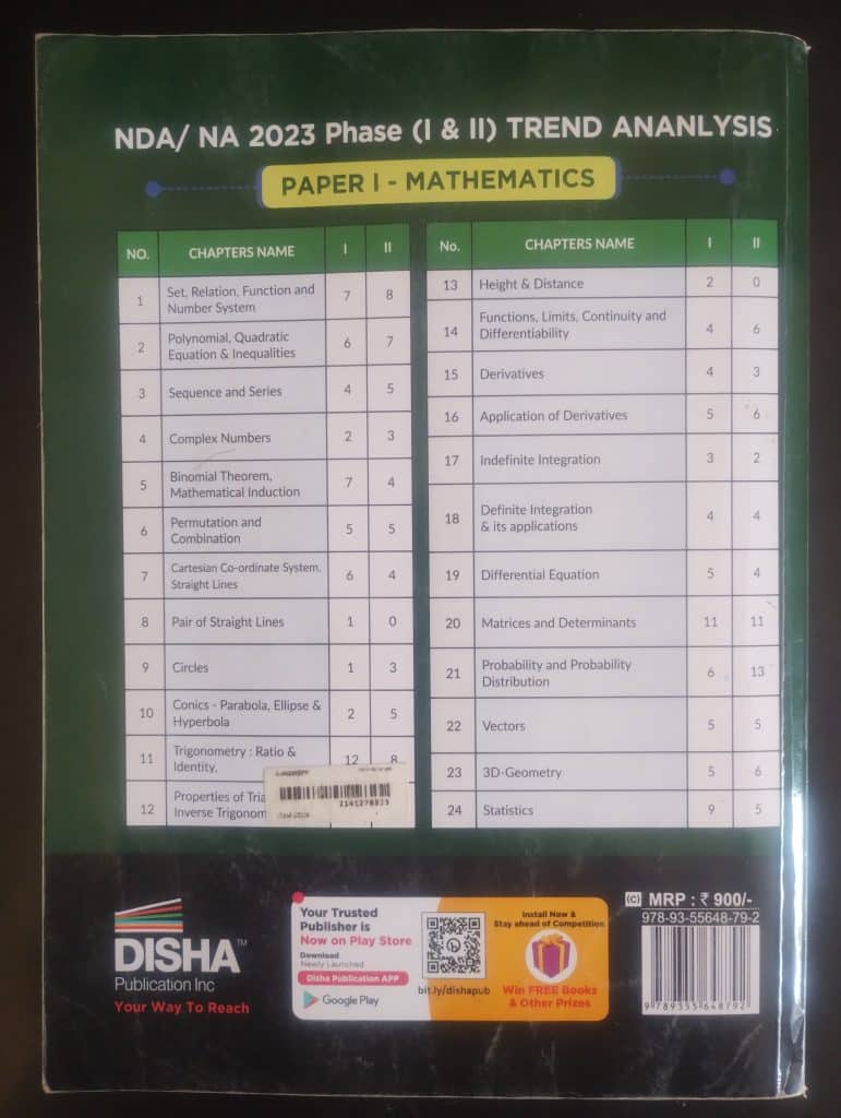 DISHA PYQs Book for NDA 1 2027 photo 2