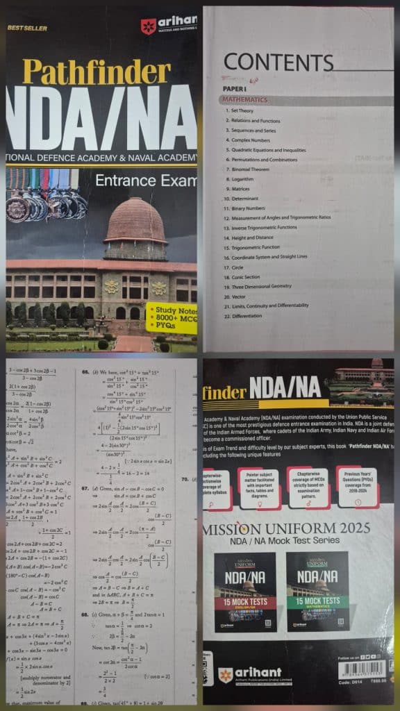 Arihant Pathfinder NDA/NA 2025 Book – Code D014