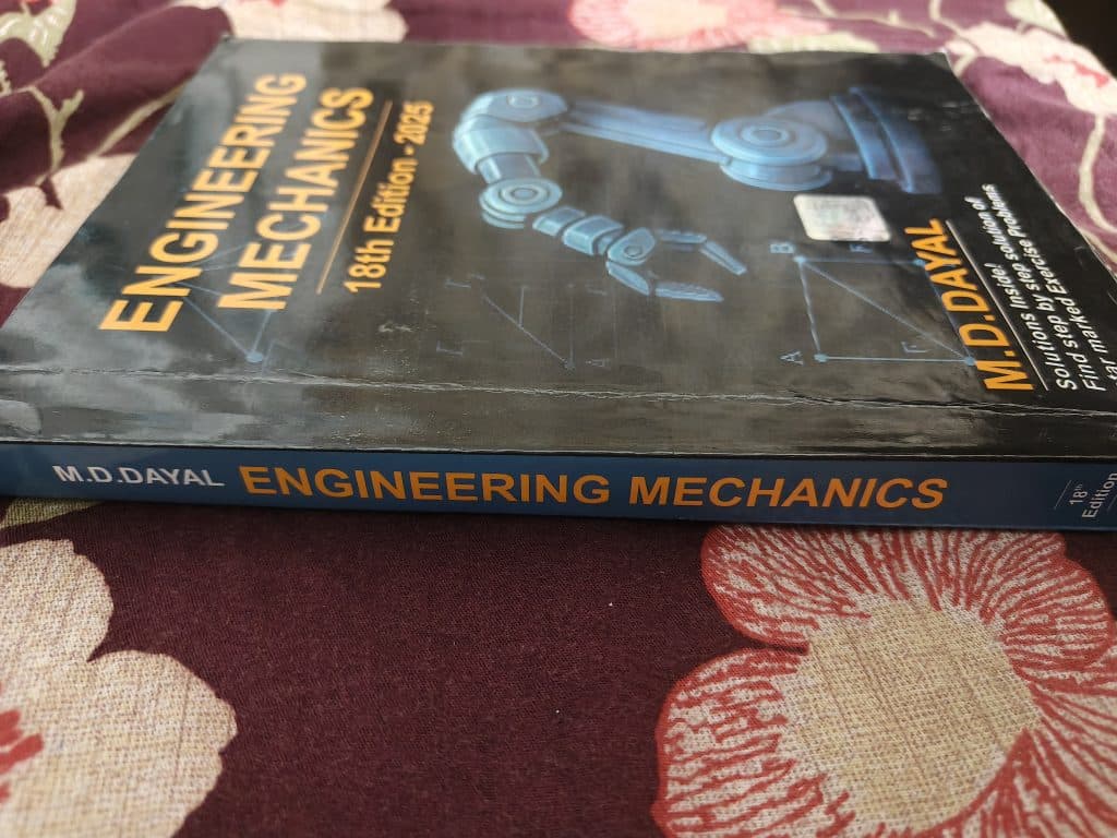 M.D Dayal – Mechanics Sem 1 Engineering photo 3