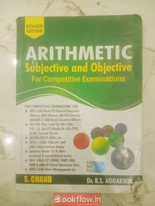 S. Chand arithmetic maths for competitive exams