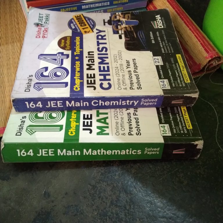 Disha’s 164 JEE MAIN ( mathematics and chemistry)