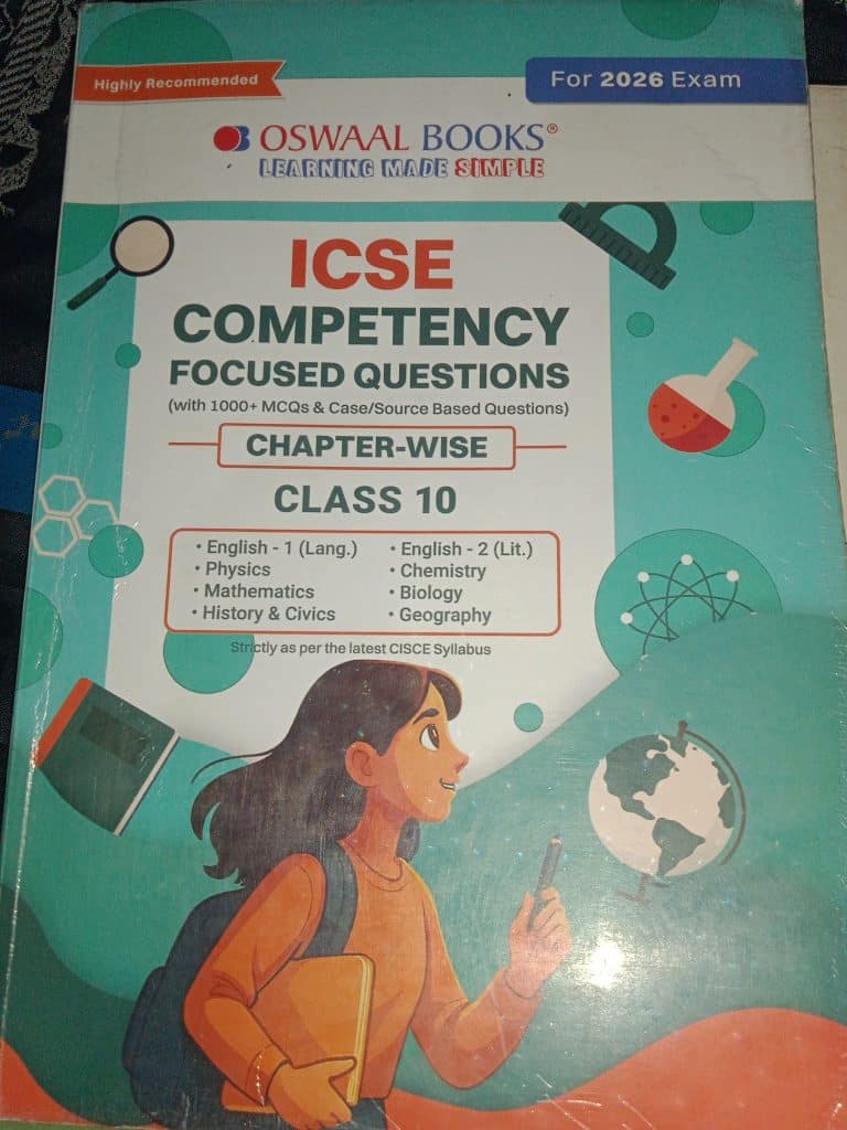 oswal icse class 10th competency focused questions