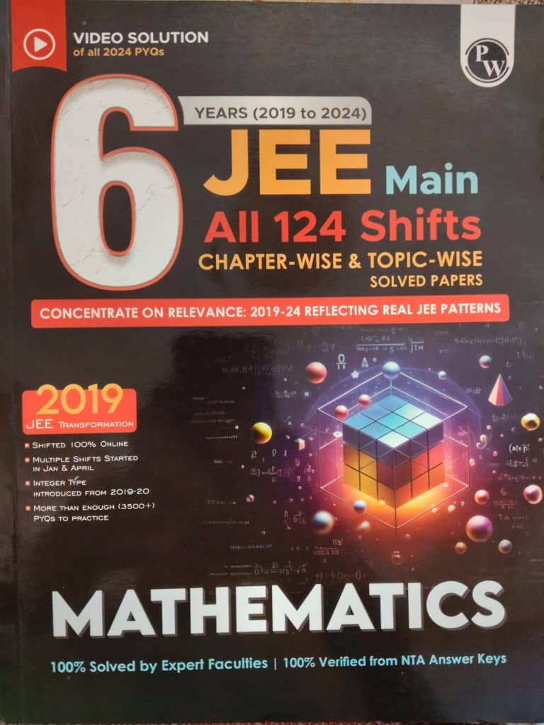 Pw 6 years (2019-2024) JEE Mains Mathematics