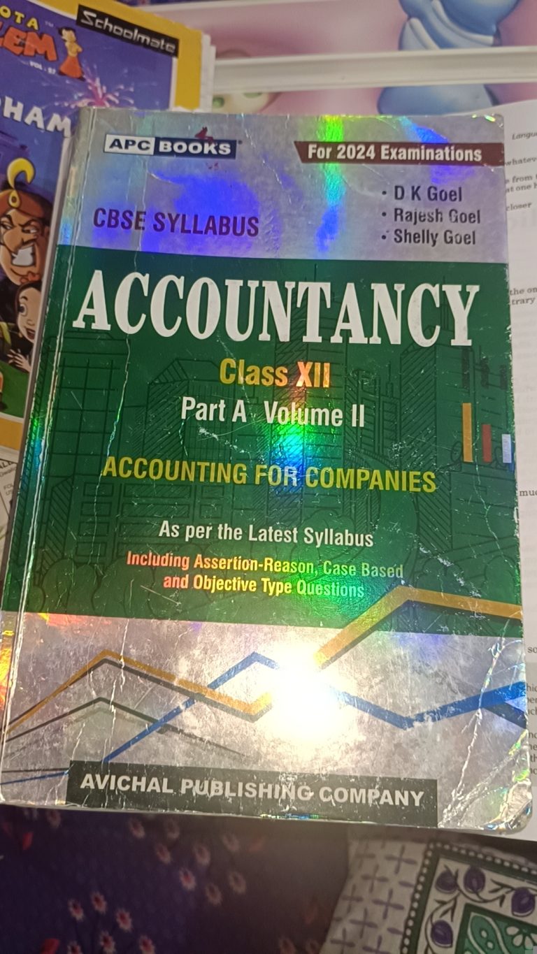 Accountancy class xii