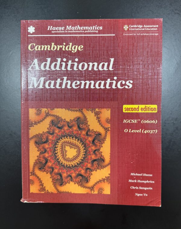 Cambridge Additional Mathematics Second Edition
