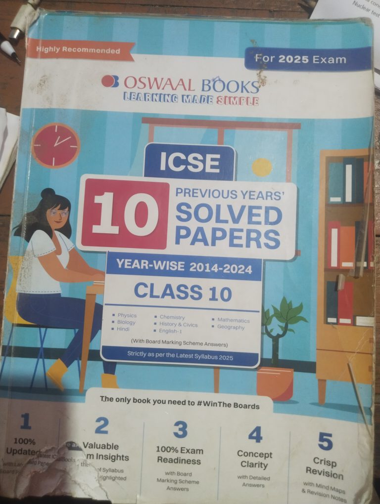 Oswal class 10 year wise pyq