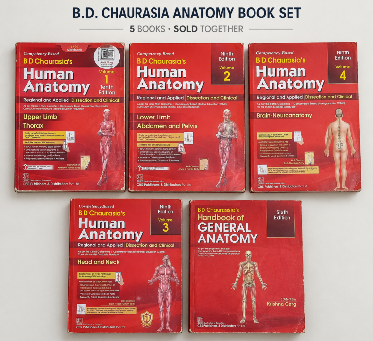 BD Chaurasiya anatomy all volumes