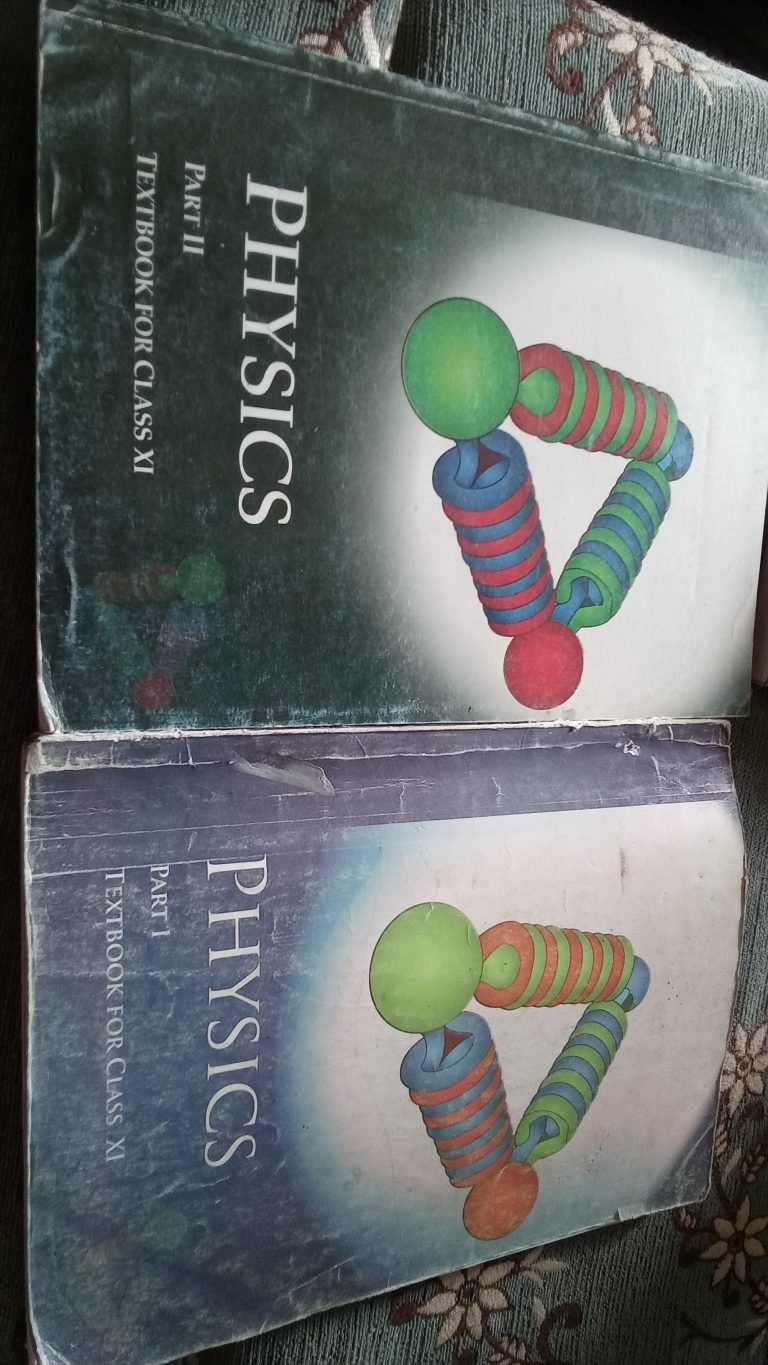 Physics part 1 and part 2 textbook for class 11